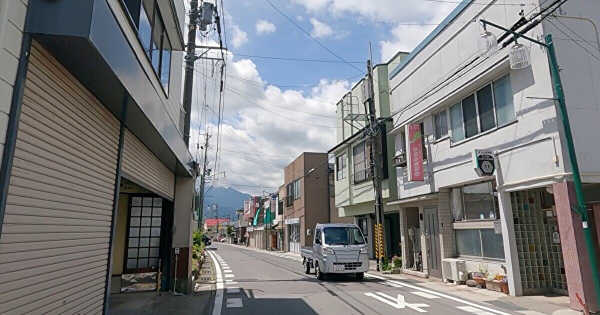 ドラマ青い鳥のロケ地となった富士見駅と周辺の街並