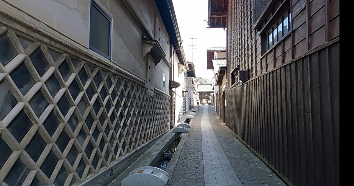 福島宿の古い街並